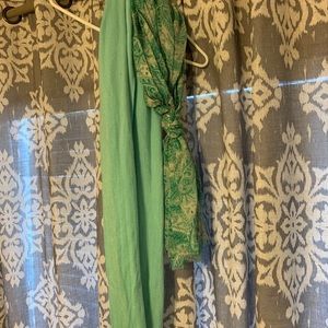 💥Sale 2 mint colored scarfs